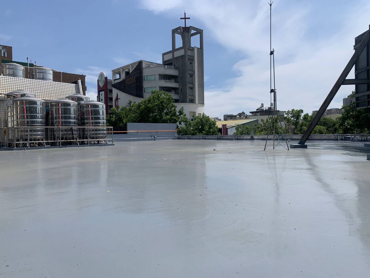 屋頂PU防水工法-小港區大坪頂