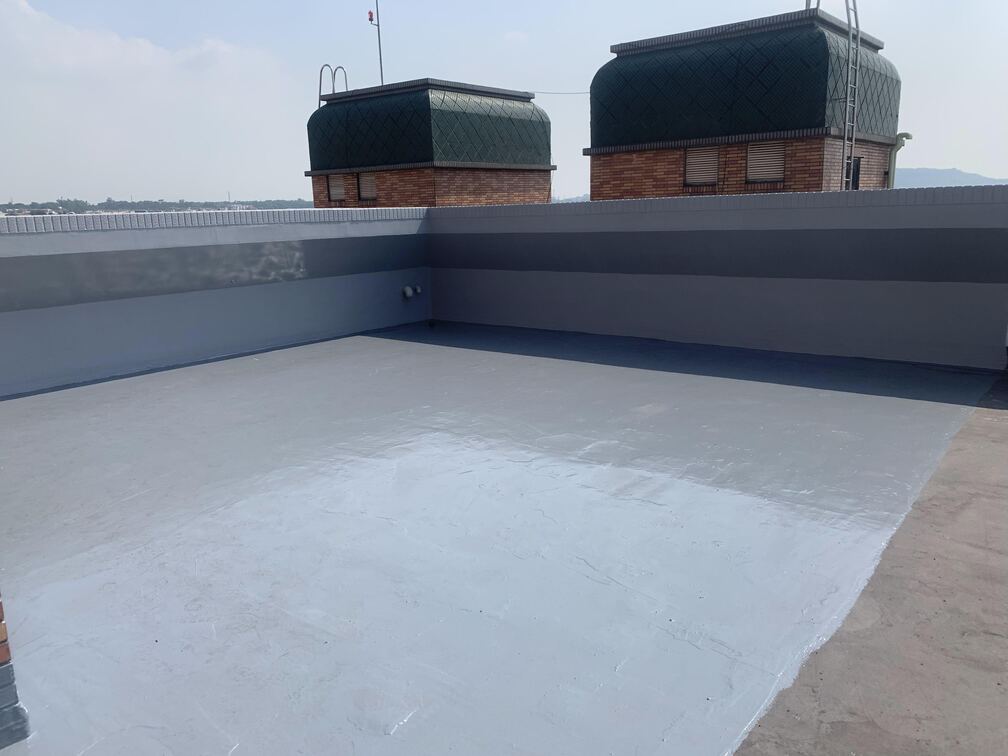 屋頂PU防水 - 完工